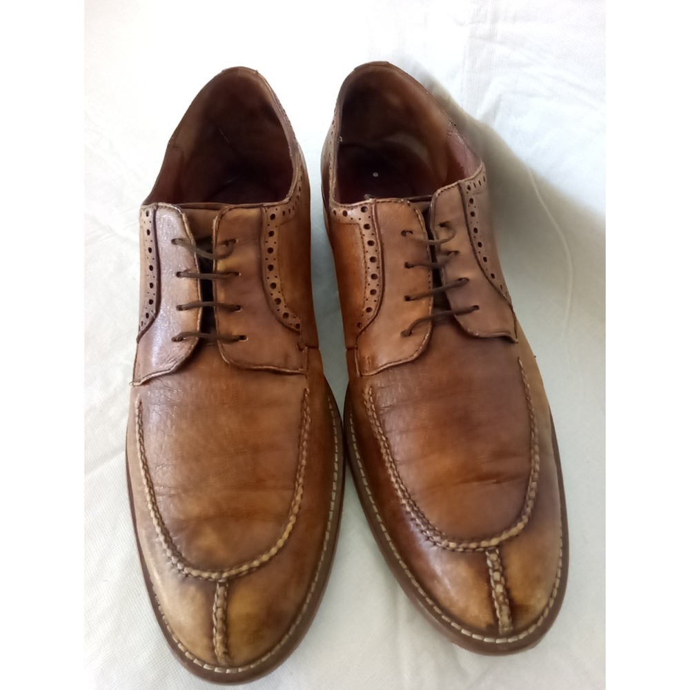 Alan Payne Fatto A Mano  Genuine Deer Leather Shoes. Men's Size 10